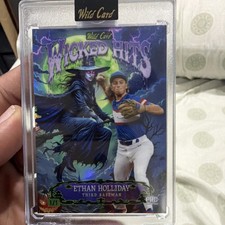 Wild Card 2025 Wicked Hits Ethan Holliday Serial Numbered Baseball Trading Card