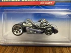 Vintage 2000 Hot Wheels #151 Virtual Col Racing Go Cart Purple Silver Vintage