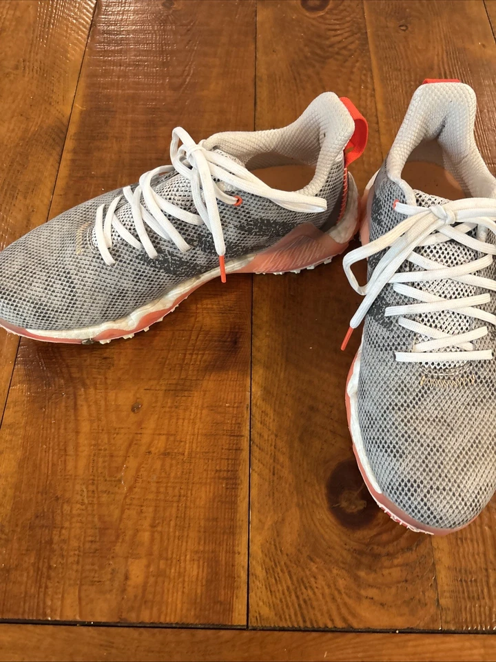 Zapatos de golf Adidas Code Chaos 22 para hombre talla 8 gris y naranja Foto 3 de 4