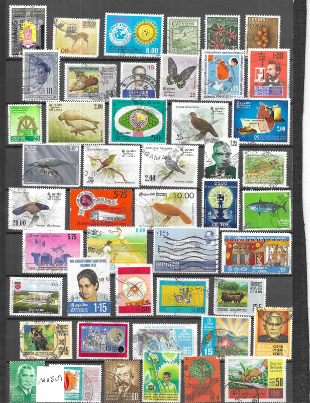 CEYLON/SRI LANKA STAMPS (M0809)
