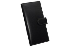 CAZORO Vintage Genuine Leather RFID Checkbook Cover Wallet with Snap Closure...