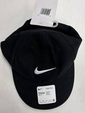 Nike Club Cap Kids CHILD Size 4-7 Black NWT