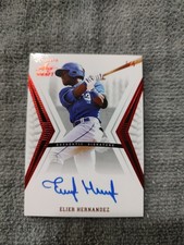 elier hernandez 2012 ultimate leaf draft rookie auto red rangers #BA-EH1 1/5