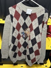 Vintage Sweater Men  s Golf The Sweater Shop UK Sz M Alpaca Wool Rare...