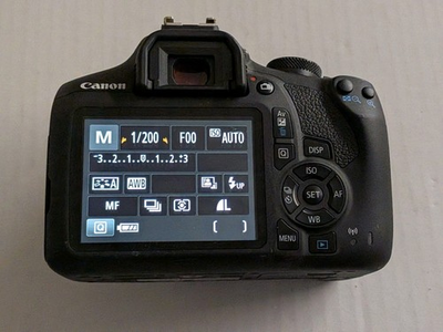 #ad #ad Canon DS126741 EOS Rebel T7 24.1MP 3quot; Display Digital Camera Black Parts Or Re $125.00