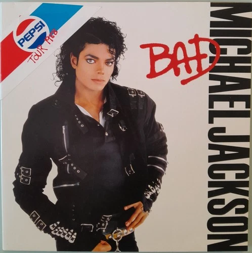 LP Michael Jackson Bad (LP & Sticker Promo Pepsi Holland - 1987)