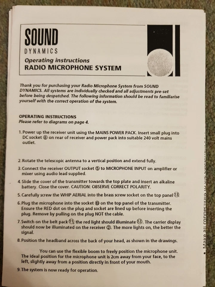 Trantec Radio Microphone System - Image 4 of 4