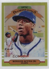 2019 Panini Donruss Optic Diamond Kings Lime Green Prizm Ronald Acuna Jr #16 2u3