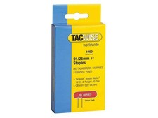 Tacwise 91 Narrow Crown Staples 25Mm - Electric Tackers Pack 1000 TAC0285