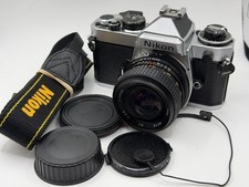 Nikon FE 35mm SLR Film Camera Body Only. Film Tested With 28mm F2.8 Lens