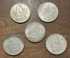 Lot 5 1887-O $1 MORGAN SILVER ONE DOLLARS CH/GEM BU