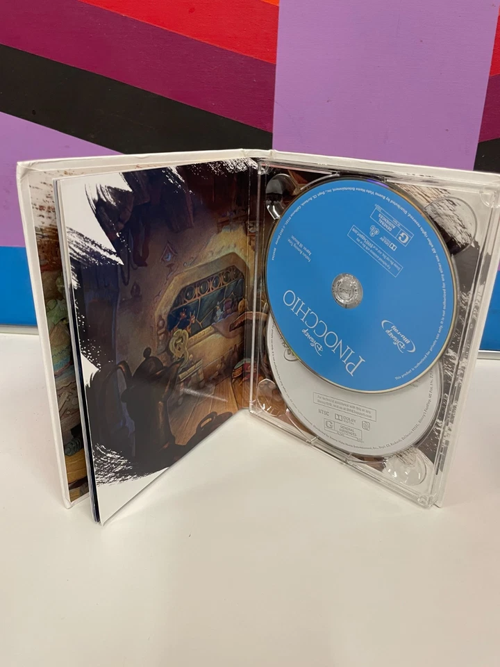 Disney Pinocchio Signature Target Exclusive Blu-Ray DVD Story Digibook - Image 2 of 3