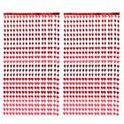 2 Pcs Valentine Hanging Decor Colorful Heart-shaped Valentine's Day Ornament