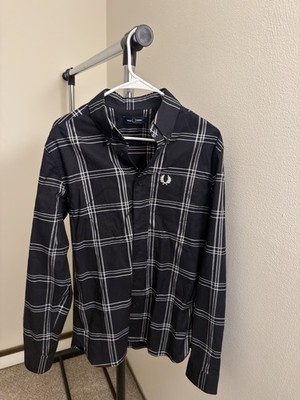 Fred Perry Men's Shirt Medium Long Sleeve