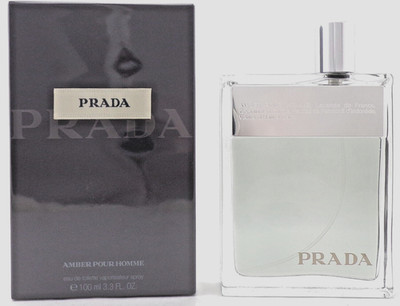 Prada AMBER POUR HOMME 3.3 oz. Eau de Toilette Spray for Men. New in Sealed Box