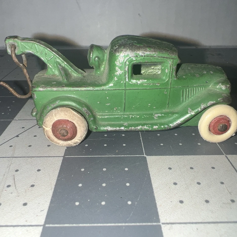 GRULETA GRÚA BARCLAY AÑOS 30 AGUANIEVE JUGUETE DE METAL FUNDIDO A PRESIÓN Foto 2 de 4