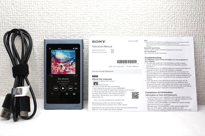 SONY WALKMAN ウォークマン NW-A46 ムーンリットブルー Sony NW-A46 moonlit blue Walkman 32GB Audio Player Hi-Res English