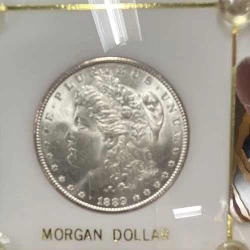Morgan 1889 $1 Silver Dollar Coin .999  Fine Uncertified US Collectible