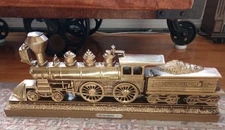 VTG Burwood “The Philadelphia 1871” Train Gold Locomotive Wall Art Hanging Decor
