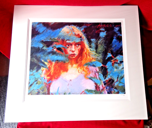 Rolf Harris Tessa through the blue gums 2004 Giclee limited edition signed art - Picture 2 of 6