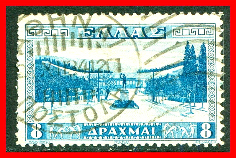 Greece Postage Stamp Scott 381, Used!! Gr412c