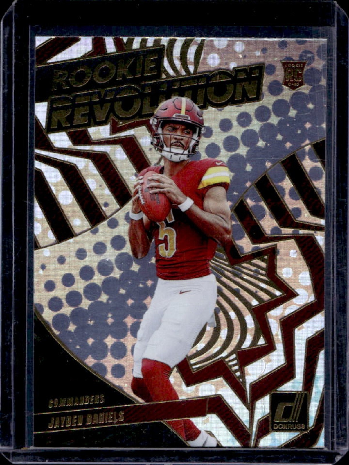 2024 Donruss Jayden Daniels Rookie Revolution RC Galactic #9 Commanders
