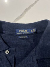Polo Ralph Lauren RN 41381 Ca56658 Short Sleeve Blue Tshirt Mens 