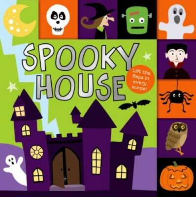 Lift-the-Flap Tab: Spooky House (Lift-the-Flap Tab Books) - Board book - GOOD