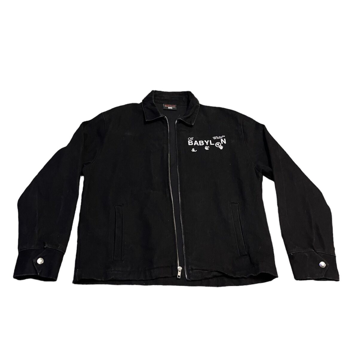 OFF-WHITE × Babylon Virgil Abloh 2021 Work Jacket Sz M | eBay OFF-WHITE × Babylon Virgil Abloh 2021 Work Jacket Sz M | eBay