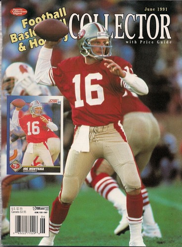 FOOTBALL~BASKETBALL & HOCKEY COLLECTOR WITH~PRICE GUIDE~JUN~1991~FIND IT HERE!~~ - Picture 3 of 6