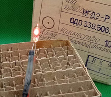 IGD2-R ИГД2-Р soviet Vintage Neon Bulbs Nixie Clock Tube Light IN-3 50pcs