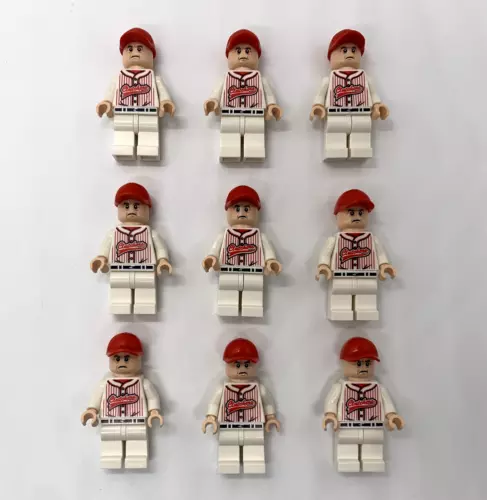 LEGO Baseball Player Minifigure Lot of 5 (100% Genuine LEGO Parts)  YOU PICK