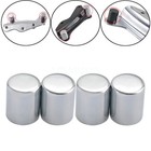 Chrome Docking Hardware Point Cover For Harley Cross Bones FLSTSB Dyna FXDLS
