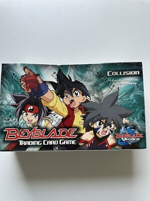 Beyblade Trading Card Game - COLLISION V-Force Trading Card Game 2003 (Sealed!)