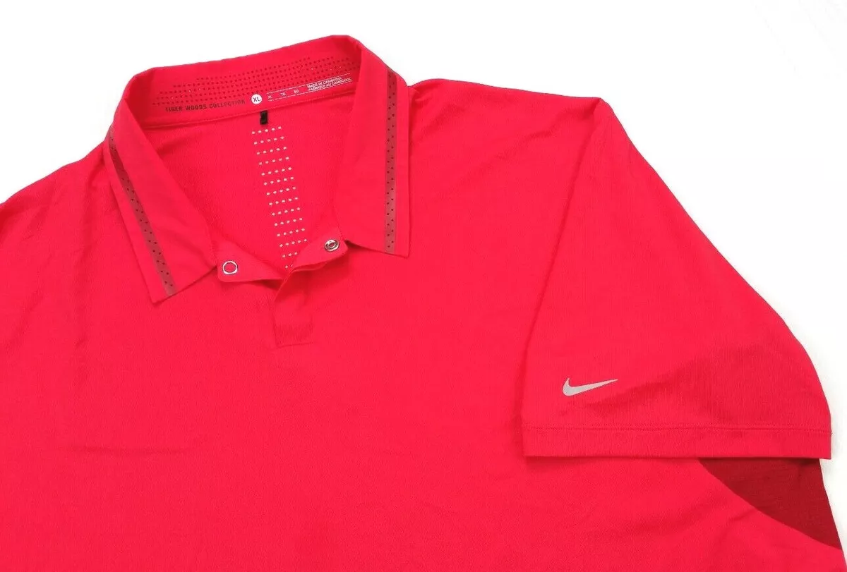 Tiger woods red golf deals shirt