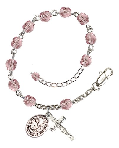 TÚ ELIGES Pulsera Rosario Mujer Santa Plata Bienaventuranza Junio Piedra Natal NUEVO - Imagen 78 de 140