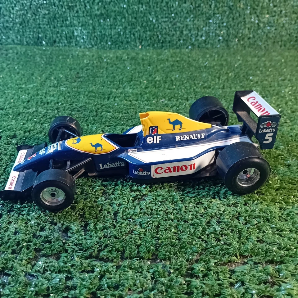 Coche de carreras Burago Renault Fórmula 1 Williams FW14 plástico B1 Foto 3 de 4
