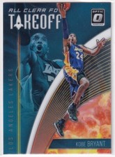 KOBE BRYANT 2018/19 PANINI OPTIC DONRUSS ALL CLEAR FOR TAKEOFF INSERT #15 MINT