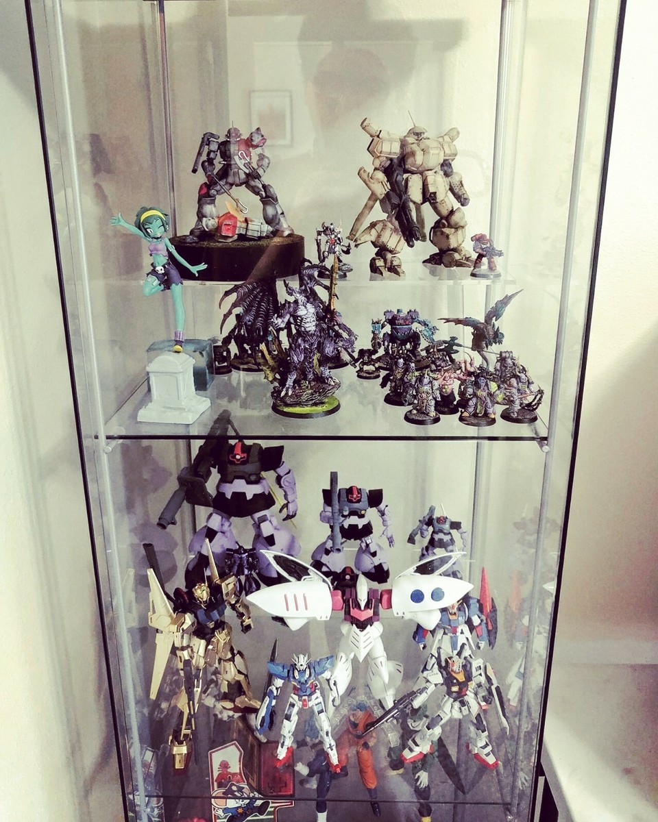 3 Steps Acrylic Display Stand, Fit Ikea Detolf 15