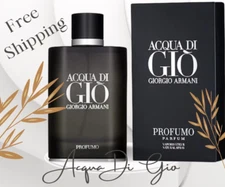 Acqua Di Gio Profumo by Giorgio 4.2oz Parfum Cologne for Men -In Box