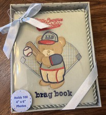 Baby Boy Brag Book Photo Album Knit Booties/ 2005 Y