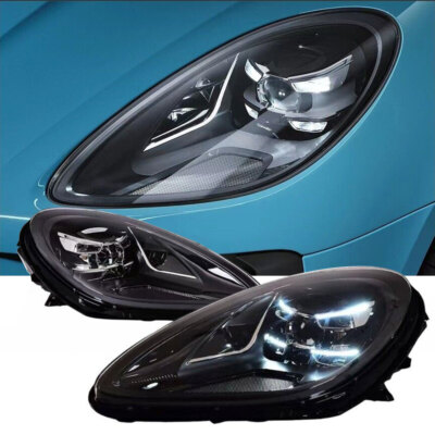 Scheinwerfer Für Porsche Macan 14-22 LED Frontscheinwer Beleucht Laser Animation