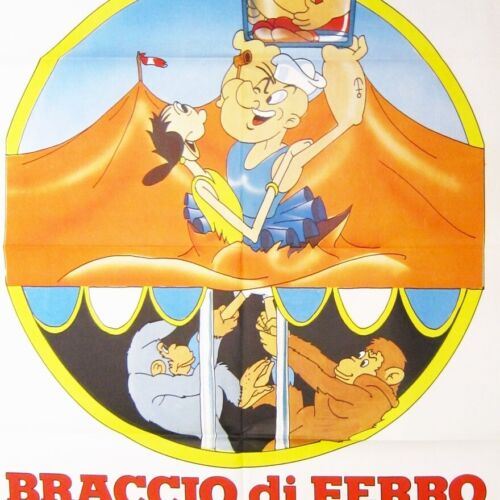 Vintage Foreign movie Poster- Popeye (Braccio di Ferro) - Zdjęcie 1 z 2