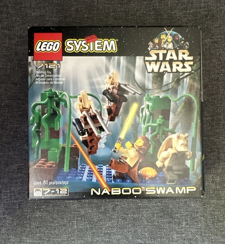 LEGO Star Wars: Naboo Swamp (7121)  New/Sealed Vintage 1999 (Light Box Wear)