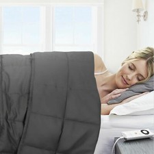 15/20lbs Cotton Breathable Weighted Blanket Promote Deep Sleep Queen/Full Size