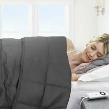 15/20lbs Cotton Breathable Weighted Blanket Promote Deep Sleep Queen/Full Size