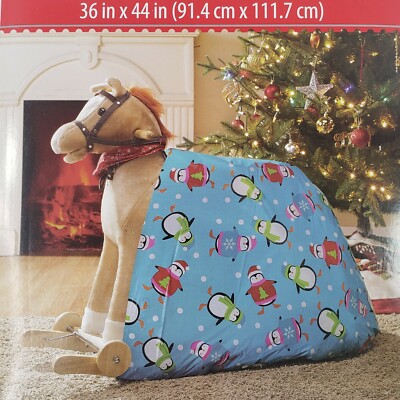 Giant Gift Bag for Jumbo Christmas Present 36 x 44 Santa Sack with