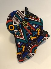 Handmade Africa Map Backpack  Ankara Print  Artesian Backpack  Unique Gift
