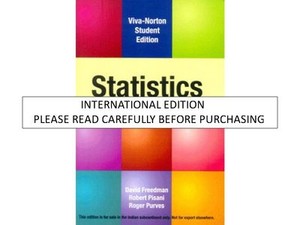 statistics 4th edition david freedman pdf free download