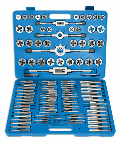 Laser 4554 Metric Tap & Die Set 110 Piece 5018341045548| eBay